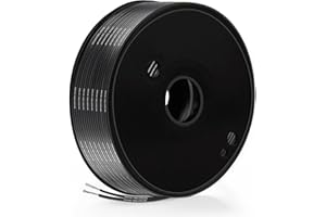 0,53mm² Cavo Elettrico, THUN-CT 20 AWG Cavo Piatto 30m, 2 Conduttori, Rame Stagnato, Isolamento PVC, 300V, -20℃ a 80℃, Per Elettrodomestici, Elettronica DIY, Strisce LED, Automobili