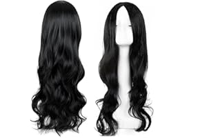 SYYLQYR 1 Pcs Wave Wigs for Women Girls, 65 cm Curly Ladies Fancy Dress Synthetic Hair Curly Wigs for Black Women Full Hair Replacement Cosplay Party, Daily Use