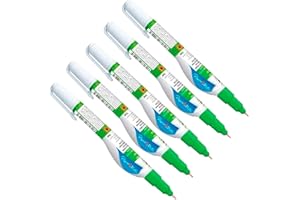 PAPERMATE [5 Pack] Paper Mate Correttore a Penna 7ml Confezione Da 5 Pezzi