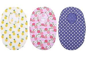 ZKFSIE 3 Pcs Reusable Ostomy Pouch Covers, Colostomy Bags, Washable Stoma Bag Covers/Odor Control for Colostomy/Ileostomy/Urostomy (Men/Women)