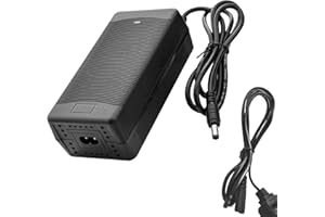 YASCO POWER Yasco 54.6V 2A Charger, Electric Bike Lithium Battery Charger for 48V Battery, 48V AC Power Supply Universal Charger for e-bike and e-scooter (DC Connector)