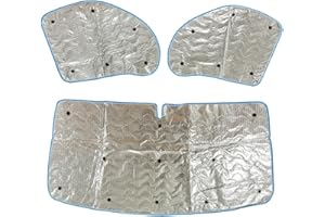 ‎OLPRO OLPRO Thermo-Windschutzscheibenabdeckung - Universell passend für Wohnmobile, Campervans & Vans | Interner Windschutzscheiben-Sonnenschutz + Seitenfensterabdeckungen, reflektierender & UV-Sonnenschutz