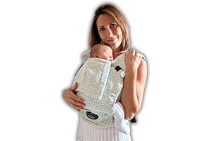 Amarsupiel - Mochila Porteo Bebe Evolutiva y Ergonomica - Cómoda y Fácil de Ajustar a la Espalda - Portabebes Recien Nacido de Algodón - Orgánico & Transpirable (Leopardo Mint)