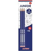 Blister pack of 3 June HB graphite pencils | High breaking strength.