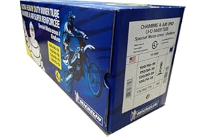 Chambre à air moto Michelin 19 UHD TR4 (100/90-19, 110/90-19, 120/80-19 et 130/70-19)