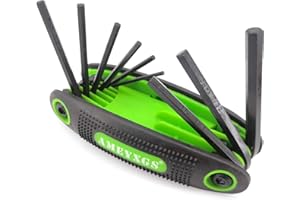 ZSHJGJR Archery Bow Wrench Set Compound Recurve Bow Allen Hex Key Ring Wrench Multifunction 9 In 1 Archery Bow Allen Wrench Tool