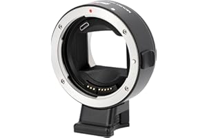 ayex Objektivadapter Kompatibel mit Canon EF Objektive Kompatibel mit Sony E-Mount Kameras Dual Autofokus Blendensteuerung & is-Stabilisierung EF-NEX IV EF-E IV