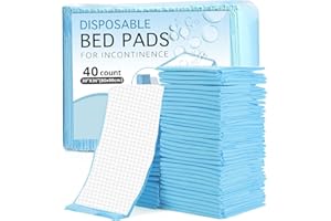 ‎EASYVIBE Einwegunterlagen 40 Stück 80x90cm 5-lagig, Einmalunterlagen, Inkontinenzunterlagen