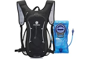 TTIAISHLE Hydration Pack Backpack with 2L BPA Free Water Bladder for Cycling Running Hiking Climbing Camping Racing skiing