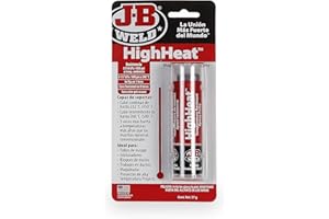 J-B Weld 8297SPA - Mastic - Métal - Haute Température - Résine - Époxy - Tubes d'échappement - Machine - Moteur - Réparations - Jusqu'à 232ºC - 57 g