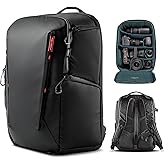 PGYTECH OneMo Lite Camera Backpack 22L Waterproof, Black | Laptop Case, Dividers, Convenient Carry, Locator Pocket, For DSLR/