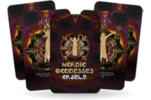 Ibiza Tarot Nordic Goddesses Oracle - Norse Oracle Cards | Fortune Telling Oracle Cards Deck for Beginners | Authentic Experience - Set of 24 Cards