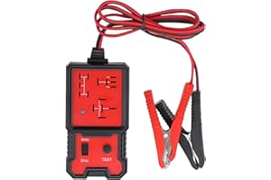 KTCINA 12V Car Relay Tester Kit Automotive Circuit Testers Automotive Battery Tester with Battery Clips Alternator Checker Auto Relay Diagnostic Tool for Cars Trucks Electrical System