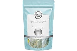GILGAL BROWN NUTRACEUTICAL LTD Quercetin Complete Supplement 250 mg| 60 Vegan Quercetin Powder Capsules| 3 Capsules Per Serving| Contains Quercetin Phytosome| High Absorption, Highly Effective - Natural Immunity Support