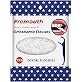 Fremouth Upgraded Orthodontic Flossers for Braces - Ortho Dental Floss Picks, 100 Count (Pack of 1)
