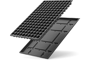 ‎WE-BALL We-Ball Quickpot 150er Anzuchtplatte mit Untersetzer stabiles Set mit 150 Pflanzlöchern und Ablaufrinnen Pflanzschale für das einfache und schnelle Pikieren und Aufziehen von Pflanzen