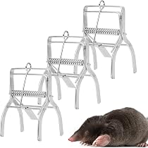 Newthinking Piège à Taupes En Acier Galvanisé – Piège Ciseaux Puissant, Antirouille, Réutilisable, Sans Cruauté, Pour Jardin, Pelouse Et Terrain