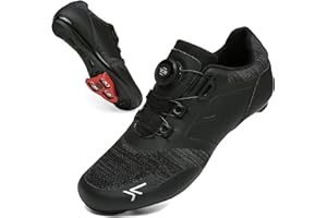 VNANV Fahrradschuhe Herren Damen Rennradschuhe MTB Schuhe Herren Damen rennradschuhe Herren rennrad Fahrradschuhe Look SPD SPD-SL Delta Lock Pedal Reitschuhe Spinning Schuhen