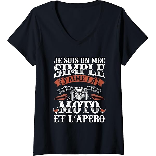 T-shirt Motard Homme - Sweat à Capuche Moto Cadeau Motorcycle Pour Fans De Bikers