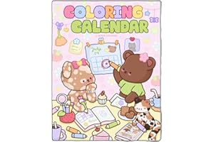 Berrie Coloring Calendar: Featuring Super Cute and Cozy Monthly Pages to Keep Your Life Organized and Color All Year Long (Cute & Cozy Coloring Books)