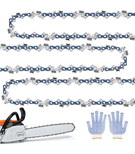 Catena Motosega 3 Catene Per Motosega 25cm - Passo 3/8 Low