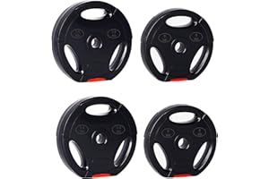 ‎ZOOMYO Zoomyo Hantelscheiben Set 15kg, 25kg, 2 in 1 Hantelset 30kg Gusseisen, Kunststoff Gewichte 30 mm für SZ Hantel, Curlstange, Langhantel, Kurzhantel, Gewichtsscheiben für Krafttraining