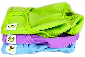 PET MAGASIN Pañales para Perro Lavables (Paquete de 3) – Bandas Reutilizables para Perros, Gatos y Otros Animales pequeños