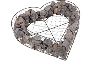 UNUS RM E-Commerce All Saints Graveside Heart Decoration Gabion Plant Bowl Metal