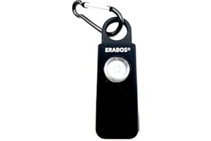 ERABOS Premium Taschenalarm T1000 – Extrem lauter Notfallalarm mit LED-Stroboskop | Von Polizeibeamten gegründete Sicherheitsmarke | MODERN, KOMPAKT & ROBUST