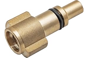 DERASL żeńskie złącze pistoletu do piany miedzianej, złącze Lavor, butelka z pistoletem do piany/adapter pistoletu do piany odpowiedni do serii domowej Lavor