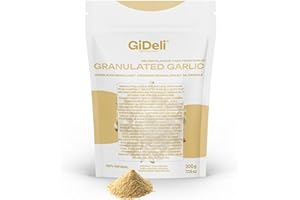 GiDeli Ail granulé 200 g pour assaisonner la viande, les légumes et les plats de poisson. Complément aromatique à vos plats pour les grands consommateurs et la gastronomie Doypack