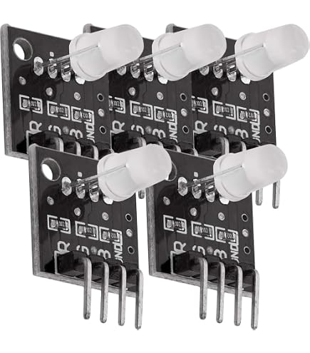 AZDelivery 5x Mini Verkeerslicht Module – 8mm LED's Rood-geel-groen, 3.3-5V, Compatibel Met Arduino En Raspberry Pi, Incl. E-book 4 miniatura