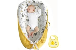 GlowAdore Baby Nest Pod Newborn 0-12 Months Baby Sleep Pod & Nest, Adjustable Baby Pod Nest, Breathable Snooze Pod 100% Cotton, Sleepyhead Baby Lounger for Home & Travel