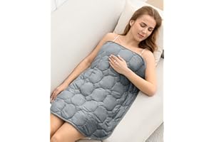 COTTONBLUE Gewichtete Kniedecke 3,2 kg, gemütliche Luxus-Kristall-Samt-Gewichtsdecke für Erwachsene, kleine gewichtete Decke für Entspannung, Schlaf, Reisen, Grau, 73,7 cm x 61 cm