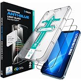 Deppa Anti Light Blue Screen Protector iPhone 12 Pro Max (6.7") 2 Pieces | T&Uuml;V Rheinland certified, 9H tempered glass, HD tra