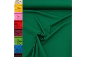 ‎MAGAM-STOFFE MAGAM-Stoffe Sophie Baumwollstoff Uni 100% Baumwolle Oeko-Tex Meterware 50cm (24. Dunkelgrün)