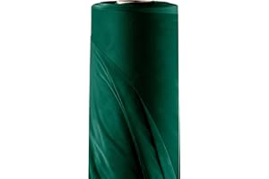 Filumi Tessuto al metro 1 m, larghezza 3 m, verde scuro, tessuto in velluto, tessuto per tende, tappezzeria, tessuto per federe, pantaloni in tessuto Velto