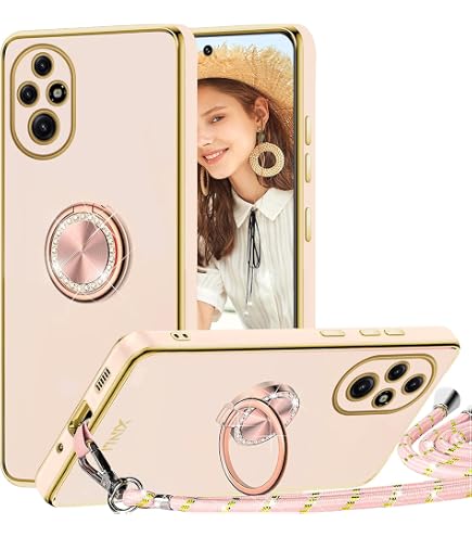Coque Avec Cordon Pour Honor 200 Pro - Housse Silicone Mignon Cœur Antichoc | Collier Réglable Et Portable