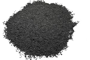 BEKATEQ Farbchips in Schwarz 1kg, Dekochips, Farbflocken für Epoxidharz Bodenbeschichtung, 1K & 2K PU Bodenfarbe, Alkydharz Betonfarben - Garagenböden, Keller, Wohnraum, Werkstatt BK-130