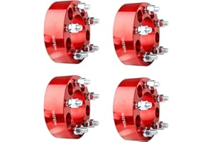 CarBole Distanziali Ruote 5x114,3 & 50mm (4 Pcs) 82,5 mm per Jeep Ford Lincoln Mazda Mercury, distanziali 5 x 4,5 con 20 viti per Wrangler TJ YJ XJ KJ KK ZJ MJ,