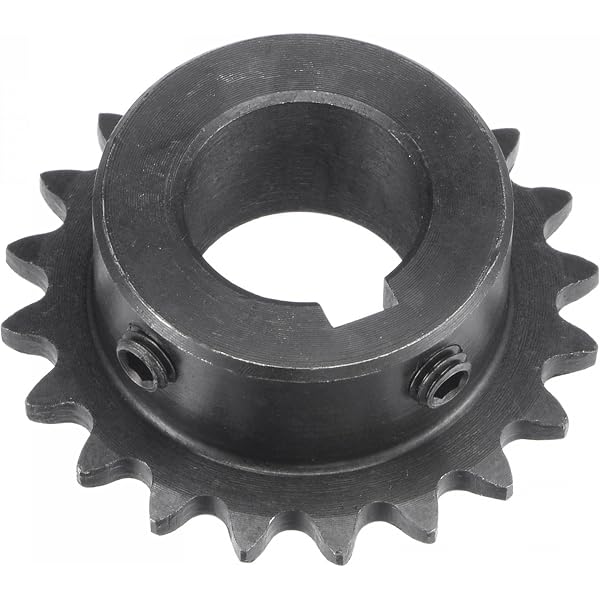 50 Roller Chain # Sprocket 10 Tooth 5/8 Bore - Hardened 1045 Steel Type B Sprocket 50B10-5/8 5/8 Bore Drive Sprocket