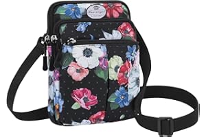 HUA ANGEL Sac Banane Chic Sac de Taille de Voyage Sac Ceinture pour Téléphone Unisexe Léger Multicolore Mini Sac Bandouliere avec Sangle Interchangeable pour Homme Femme Jogging Vélo Sport