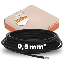 Lapp 4510141 PVC Einzelader H05V-K 0,5 mm² Dunkelblau - 100m Kabelrolle | Flexibles Verdrahtungskabel für Elektroinstallationen, Feinaderleitung als Einzellitze, robuste PVC Stromleitung Blau Lapp 4510141 PVC Einzelader H05V-K 0,5 mm² Dunkelblau - 100m Kabelrolle | Flexibles Verdrahtungskabel für Elektroinstallationen, Feinaderleitung als Einzellitze, robuste PVC Stromleitung Blau