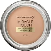 Max Factor Miracle Touch, Foundation, Tone: 75 Golden (Medium Skin) - 0.4 oz