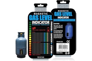 BELLIGERN 2 Sheets of Gas Bottle Level Indicator,Gas Level Indicator for Gas Bottles,Magnetic Gas Cylinder Tool Gas,Safe and Reliable,Reusable,Suitable for Butane,Propane,Liquefied Petroleum Gas Fuel Tanks