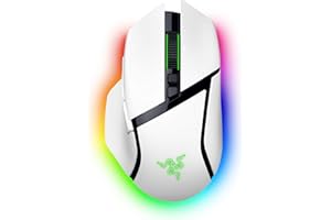 Razer Basilisk V3 Pro - konfigurowalna bezprzewodowa mysz do gier z kółkiem Razer HyperScroll Tilt Wheel (czujnik optyczny Focus Pro 30K, 10+1 programowalnych przycisków) Biały