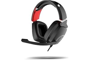 OZONE GAMING GEAR Cascos Gaming Ozone Ekho X40 - Auriculares con microfono - Compatible PS4, PC, Xbox, Switch - Altavoces 50mm, Diadema Ajustable, Controlador, Micro Plegable, Ergonomico, Negro