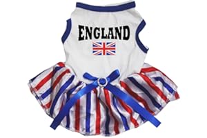 Petitebelle National Flag Theme Puppy Dog Dress (England, Small)