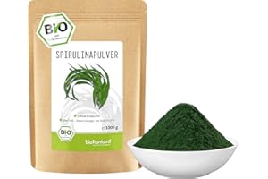 Spirulina Pulver BIO 1000 g (1 kg) I 100% natürlich und rein - aus kontrolliert biologischem Anbau I ohne Zusatzstoffe I von bioKontor