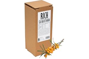 PRESSUICE Fresh Rich Sea Buckthorn Juice not from concentrate | 1 carton 1.5 liters Vege Juices NFC | Pressed Sea Buckthorn Semi Sweet Drink | No added Sugar | Natural Sugar Free Press